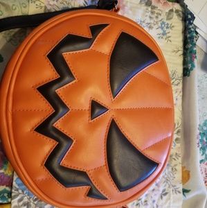 Love Pain and Stitches pumpkin purse